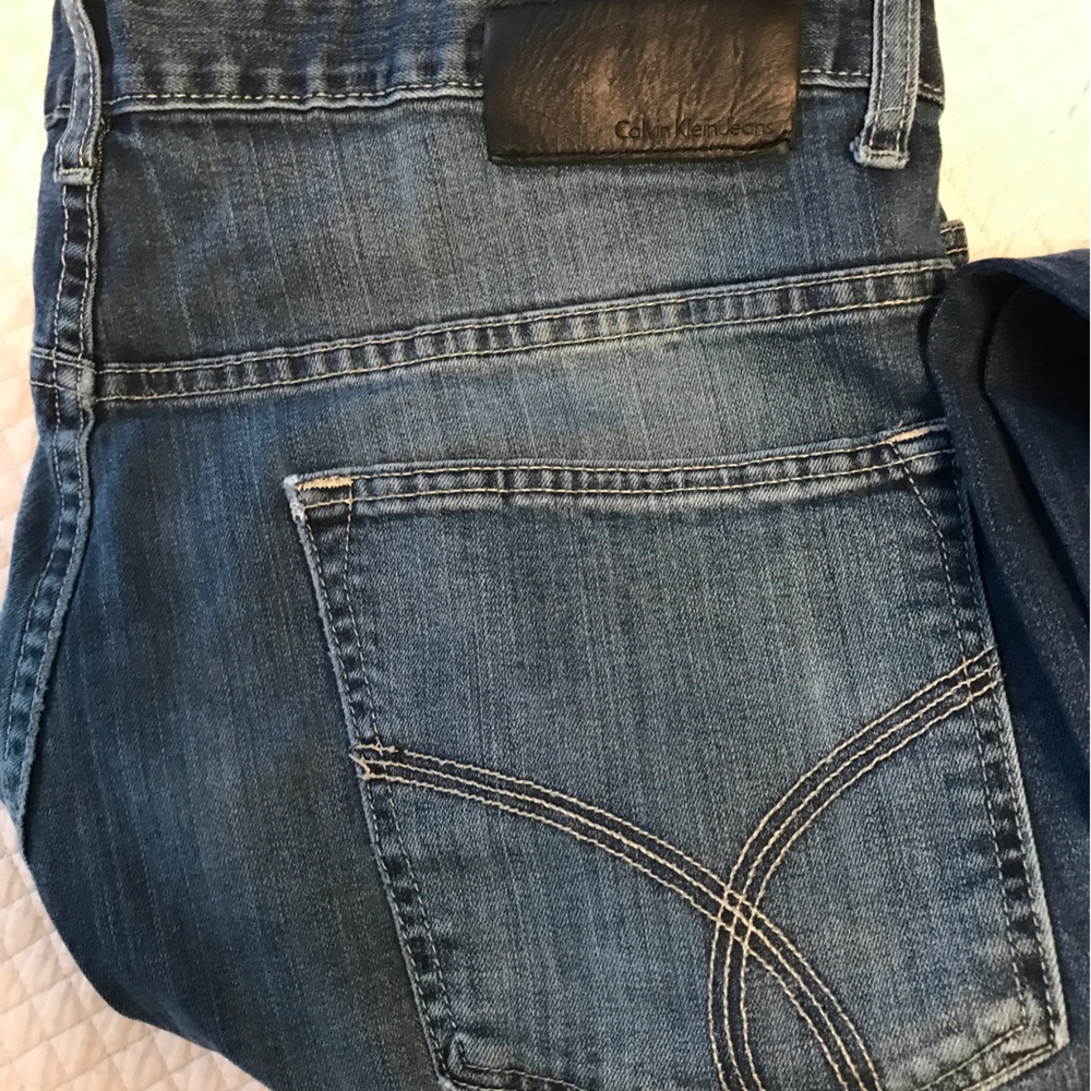 Calvin Klein Jeans Men's Medium Blue Denim Jeans